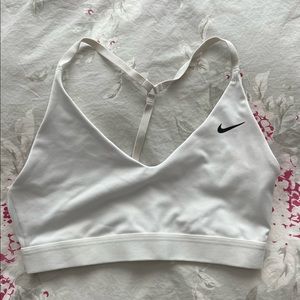 White Nike Sports Bra